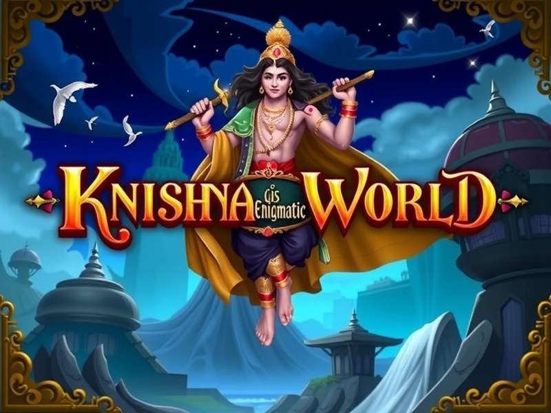 Krishna S Enigmatic World Game Banner Krishna S Enigmatic World Game Banner